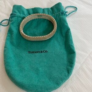 100% authentic Tiffany somerset mesh bangle